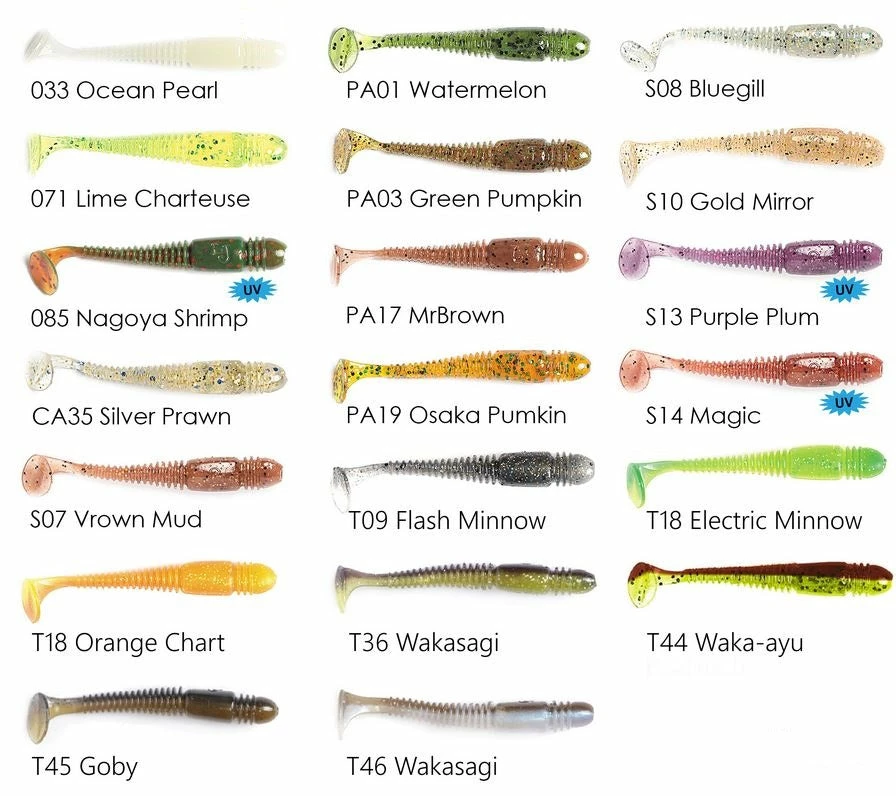 Lucky John Tioga Soft Bait 2.4" (6cm) Predator Fishing 4 Lucky John Tioga Soft Bait 2.4" (6cm) Predator Fishing