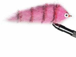 Baracuda Fishing Tackle Pink Fire Tiger Pike Fly Size 4/0 Predator Fishing