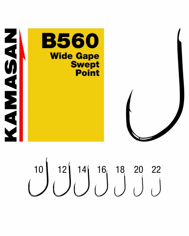 Coarse Fishing Kamasan B560 Hooks 3 Coarse Fishing Kamasan B560 Hooks