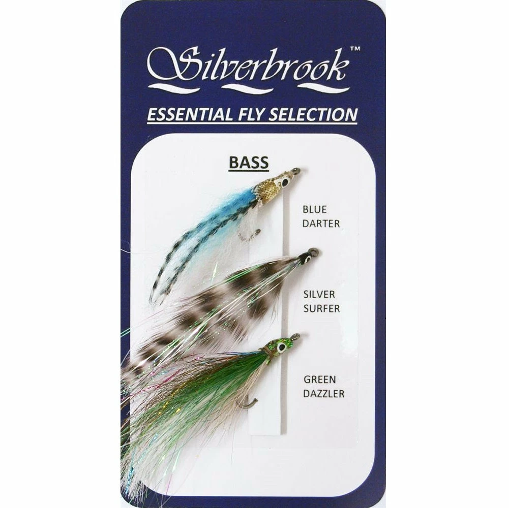 Baracuda Fishing Tackle Predator Fishing Silverbrook Bass Fly Selection 3 Baracuda Fishing Tackle Predator Fishing Silverbrook Bass Fly Selection