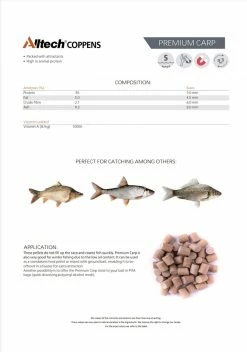 Baracuda Fishing Tackle Coarse Fishing Coppens Carp Pellets